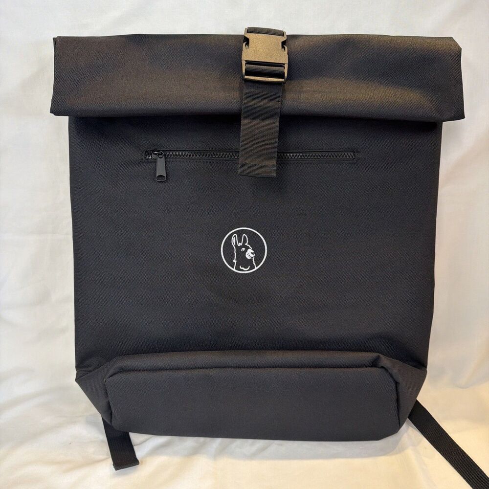 BagBase BG855 Roll-Top Backpack NWT Vanta Branded